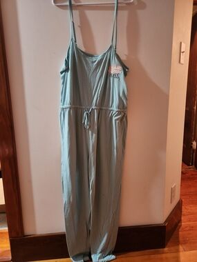 Light Blue Spaghetti-Strap Jumpsuit